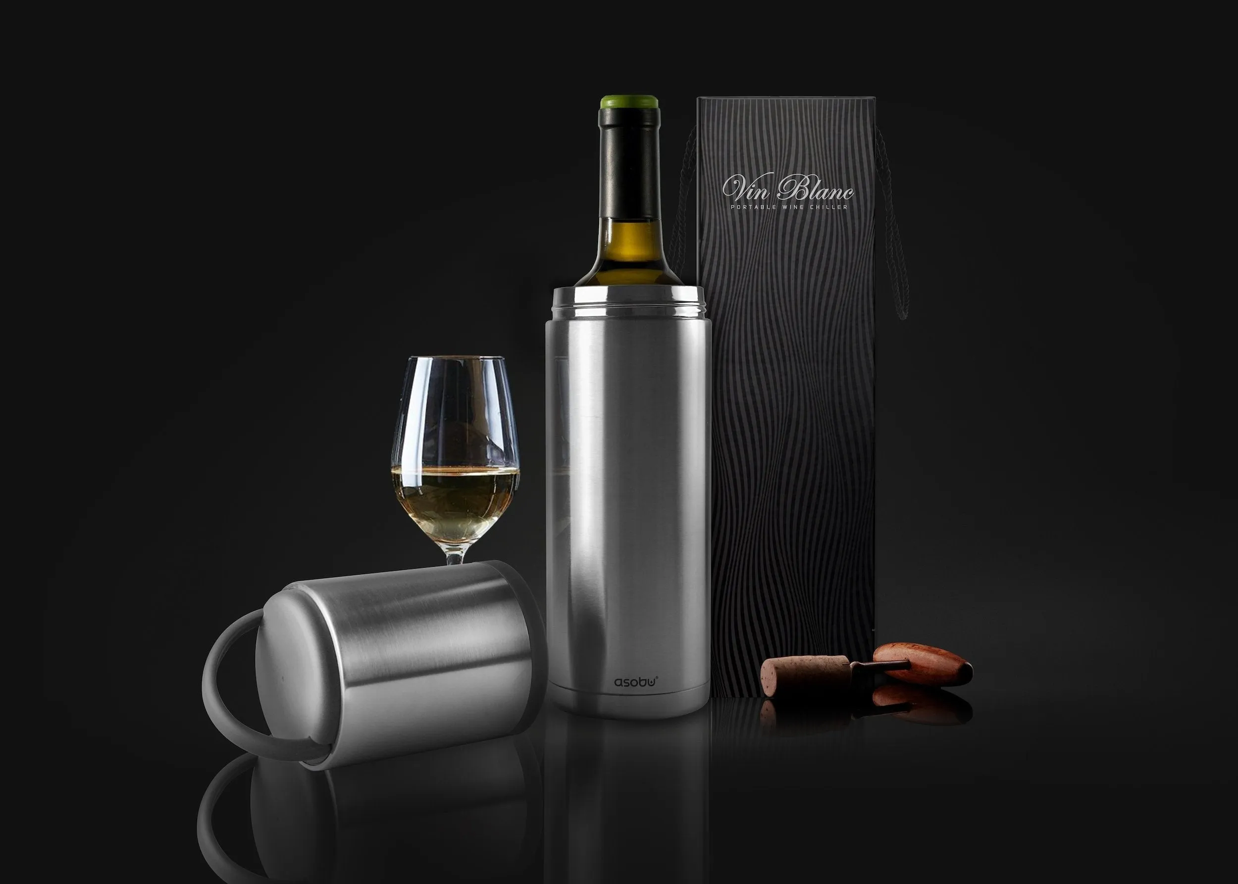 Black Vin Blanc Wine Chiller
