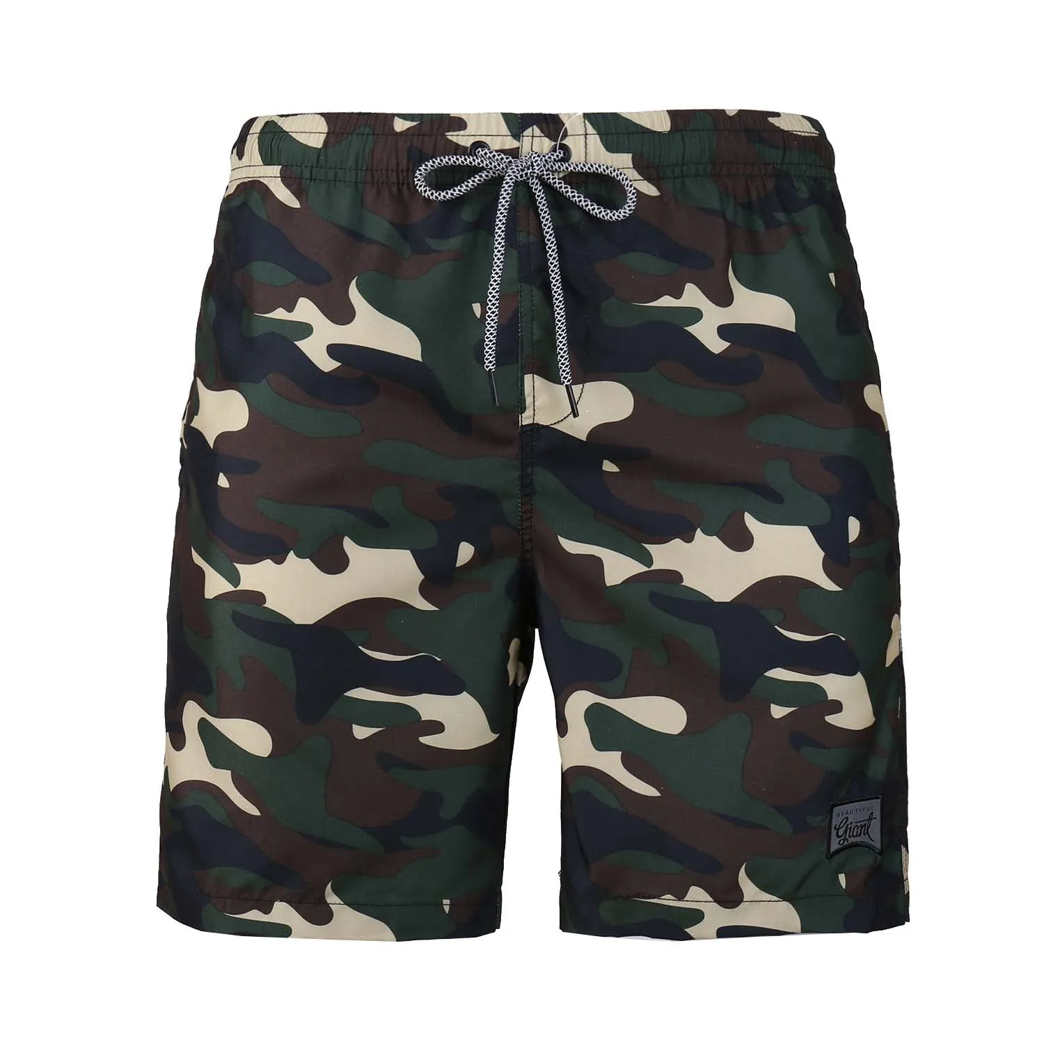 Boy's  Kid  Family  Match  Fast  Dry  Mesh  Lining  Swim  Trunks  Shorts