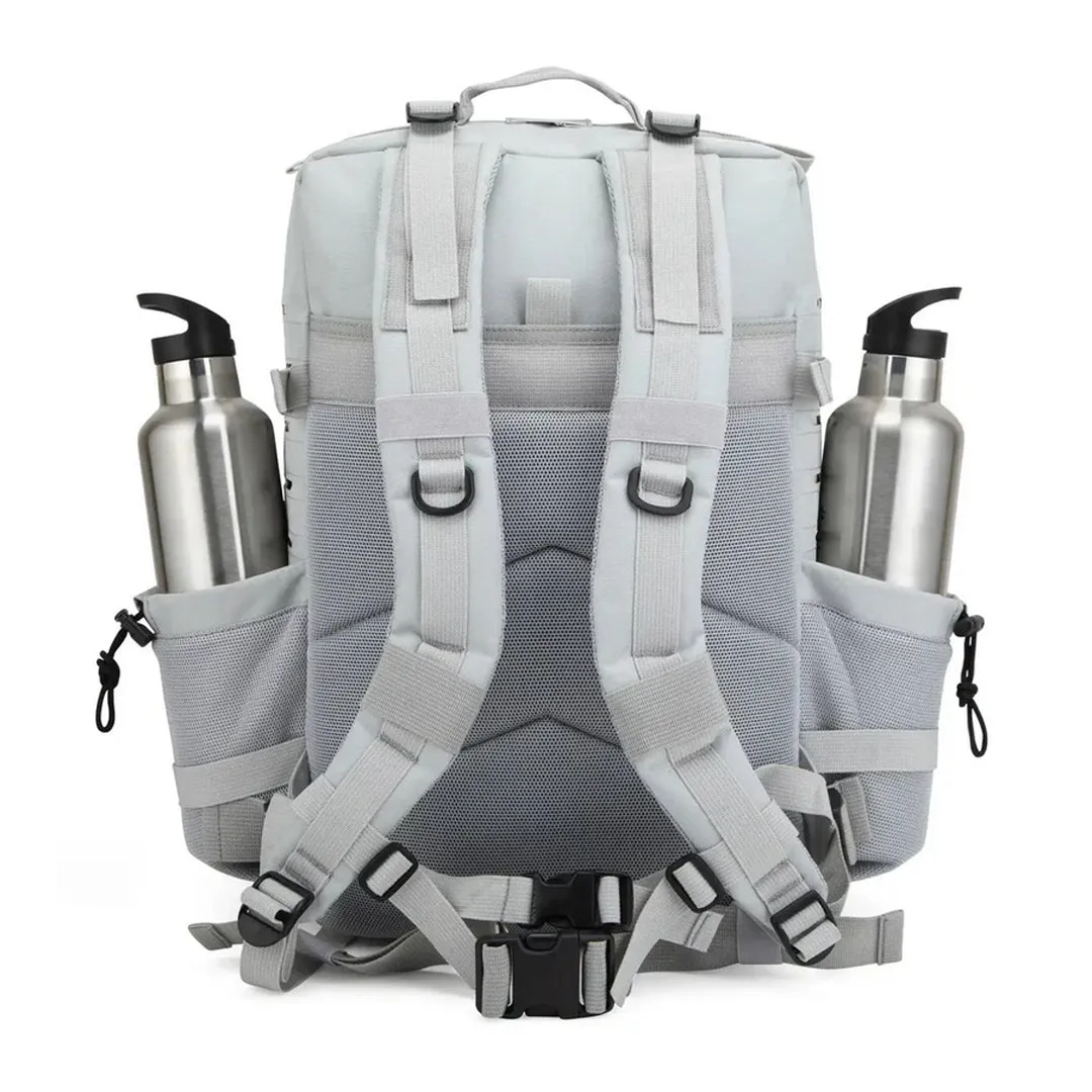 Built for Athletes - Gym Backpack - 45L (Large) - Grey & Yellow
