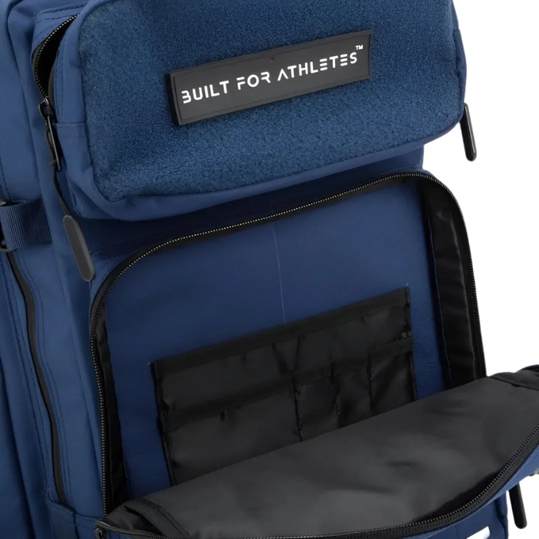 Built for Athletes - Gym Backpack - 45L (Large) - Navy & White