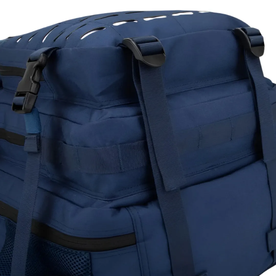 Built for Athletes - Gym Backpack - 45L (Large) - Navy & White