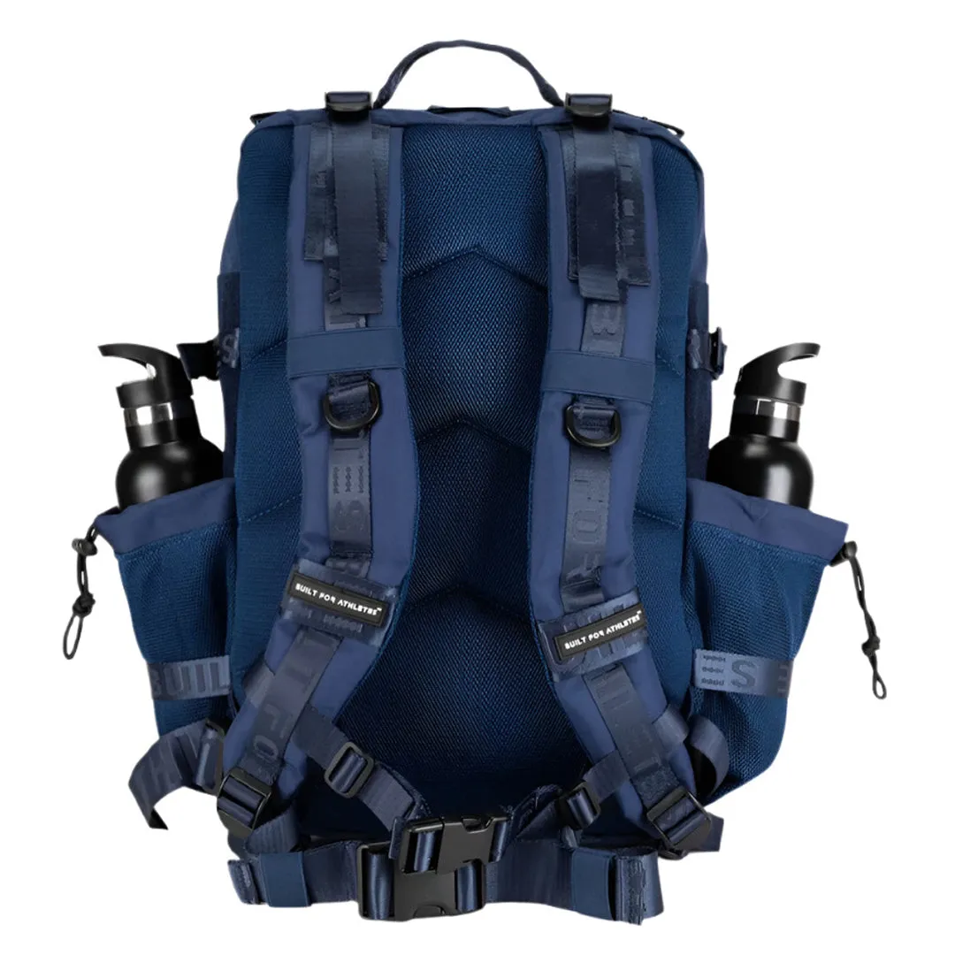 Built for Athletes - Gym Backpack - 45L (Large) - Navy & White