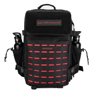 Built for Athletes - Gym Backpack - 45L (Large) - Red & Black