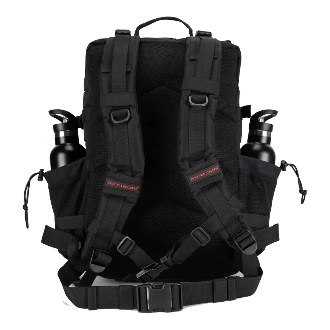Built for Athletes - Gym Backpack - 45L (Large) - Red & Black