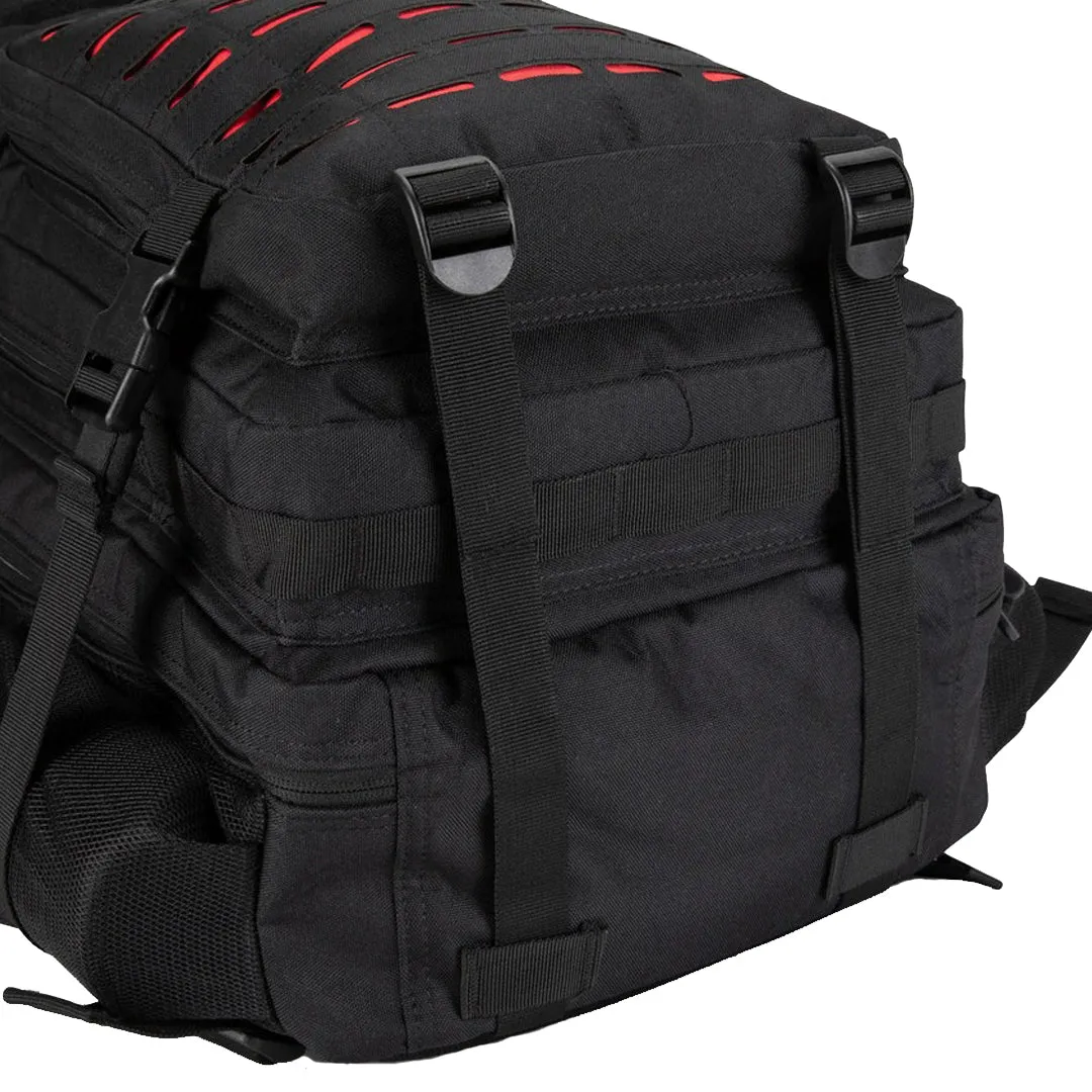 Built for Athletes - Gym Backpack - 45L (Large) - Red & Black