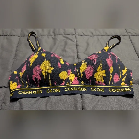 🔥🔥Bundle Deal 2 CALVIN KLEIN CK One Cotton lightly lined Bralettes Size XL