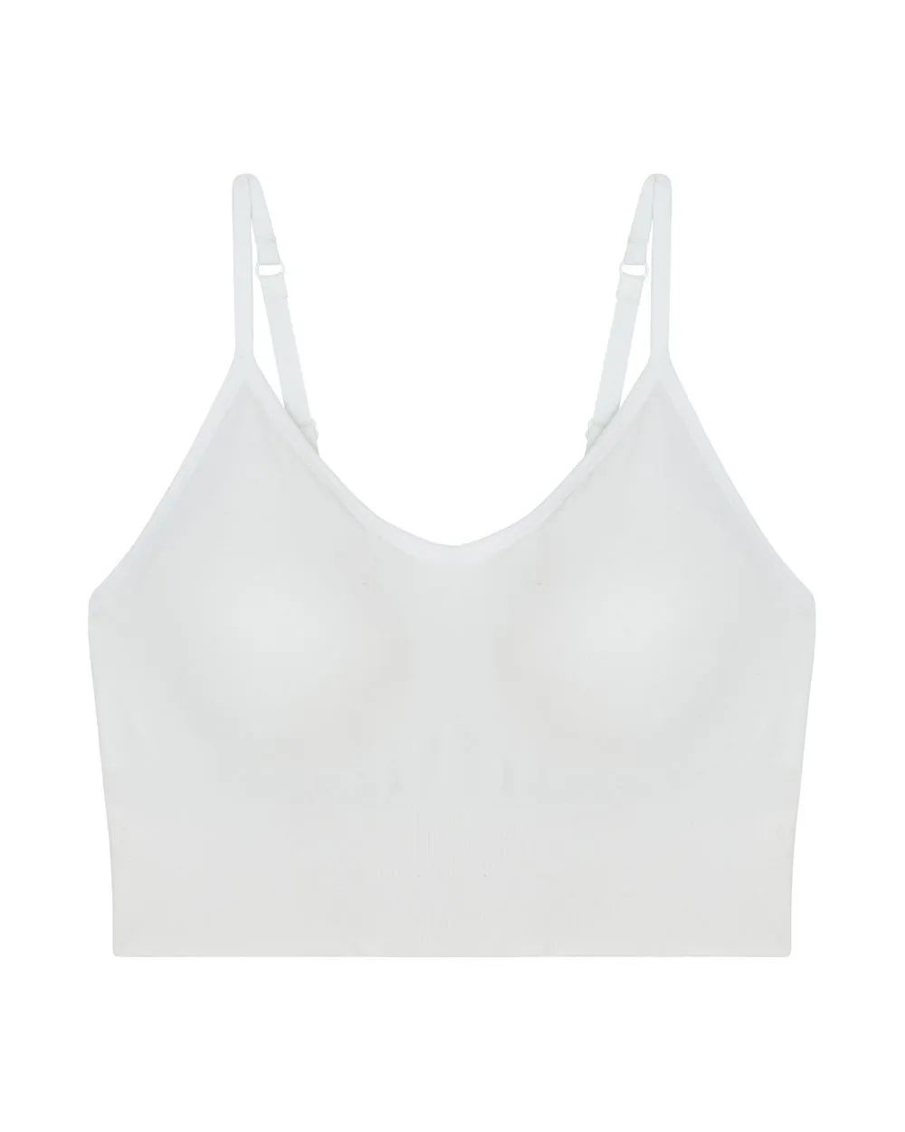 Cabana Cotton Seamless Crop Cami Bralette