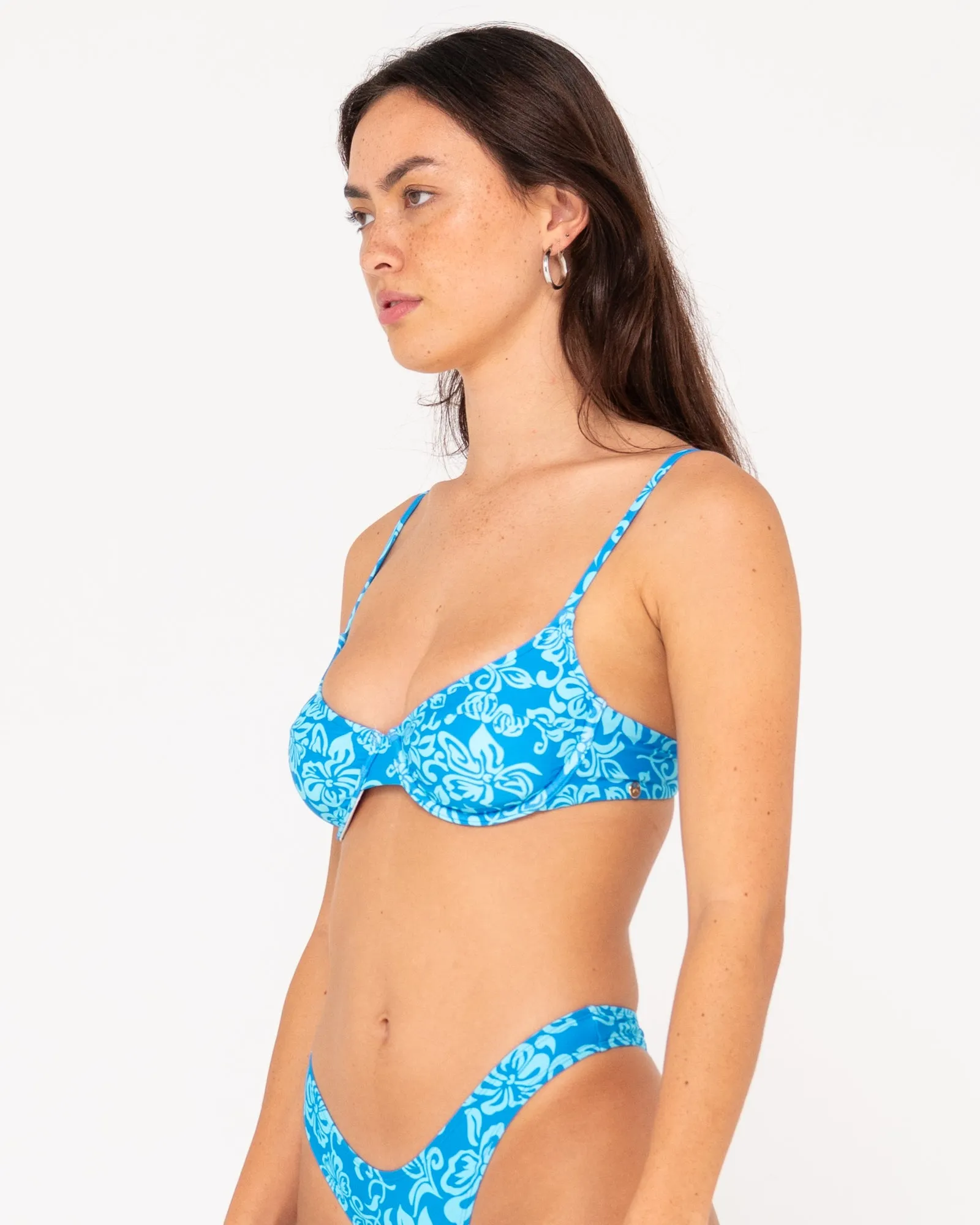 Cabo Printed Balconette Bikini Top