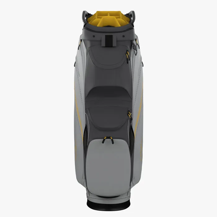Callaway Chase 14 Cart Bag - Charcoal/Silver/Goldenrod