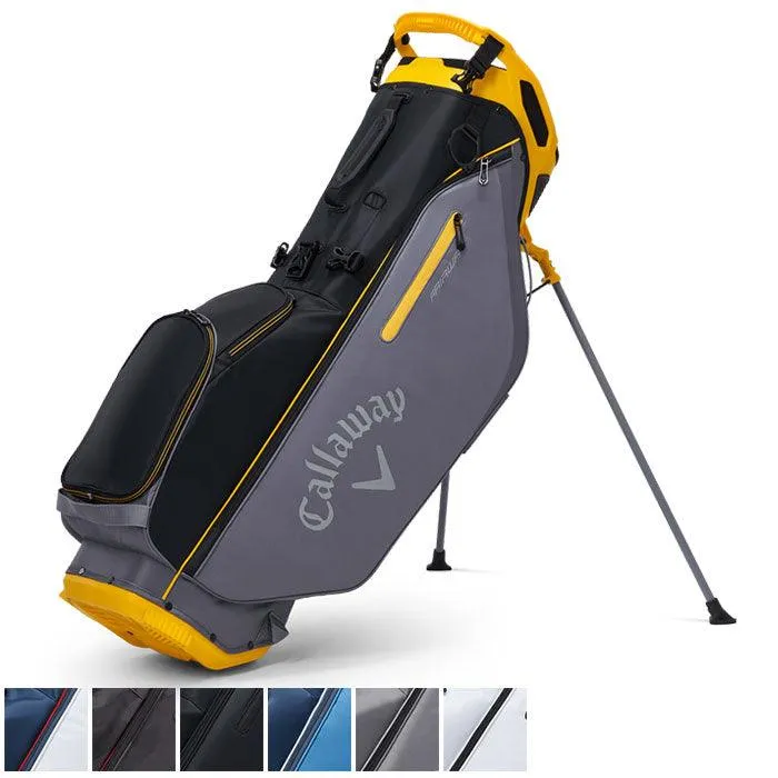 Callaway Fairway  Double Strap Stand Bag Black/Charcoal/Gold (5122266)