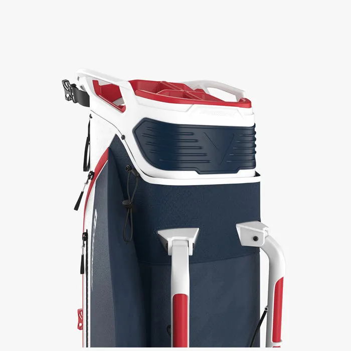 Callaway Fairway   Stand Bag - White/Navy HND/Red/Flag