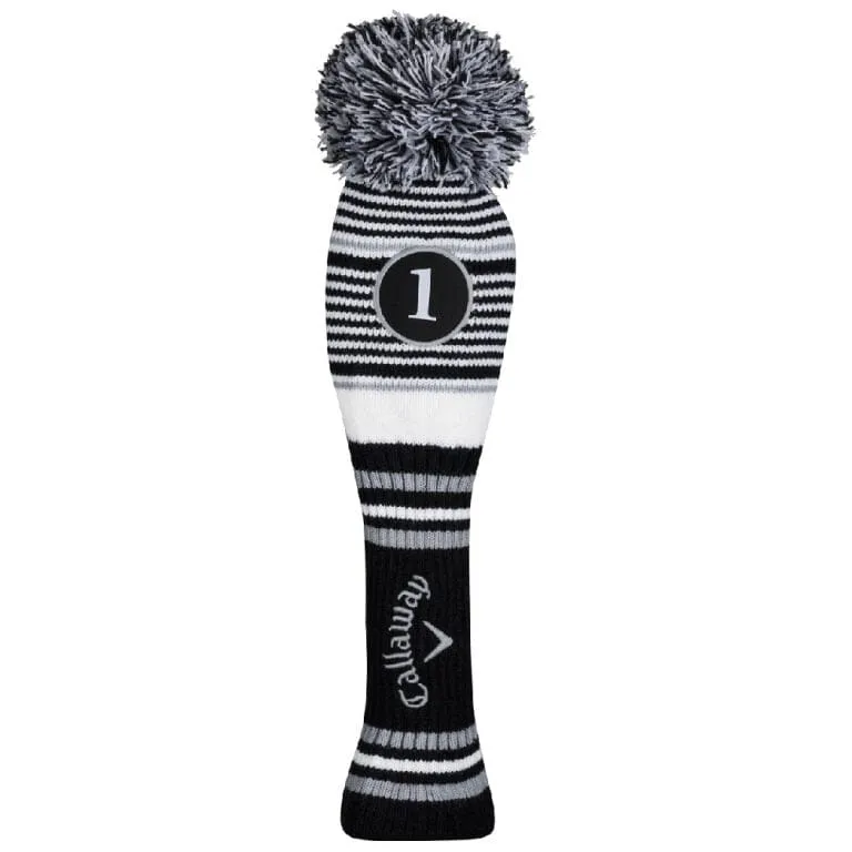 Callaway Vintage Pom Pom Driver Headcover - Black