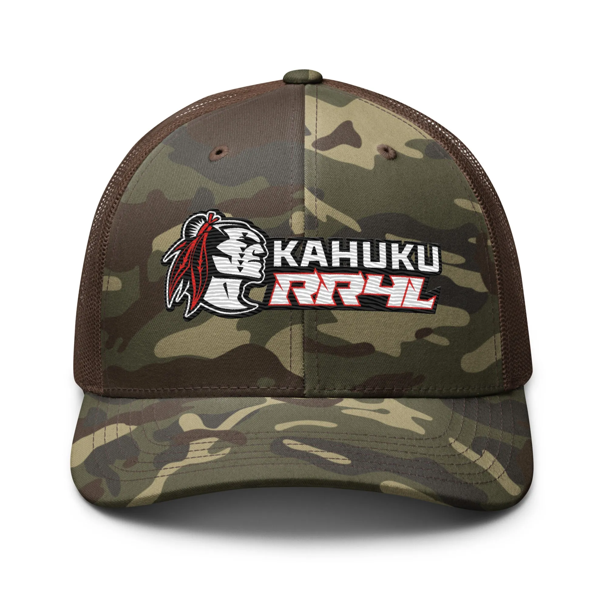 Camouflage trucker hat