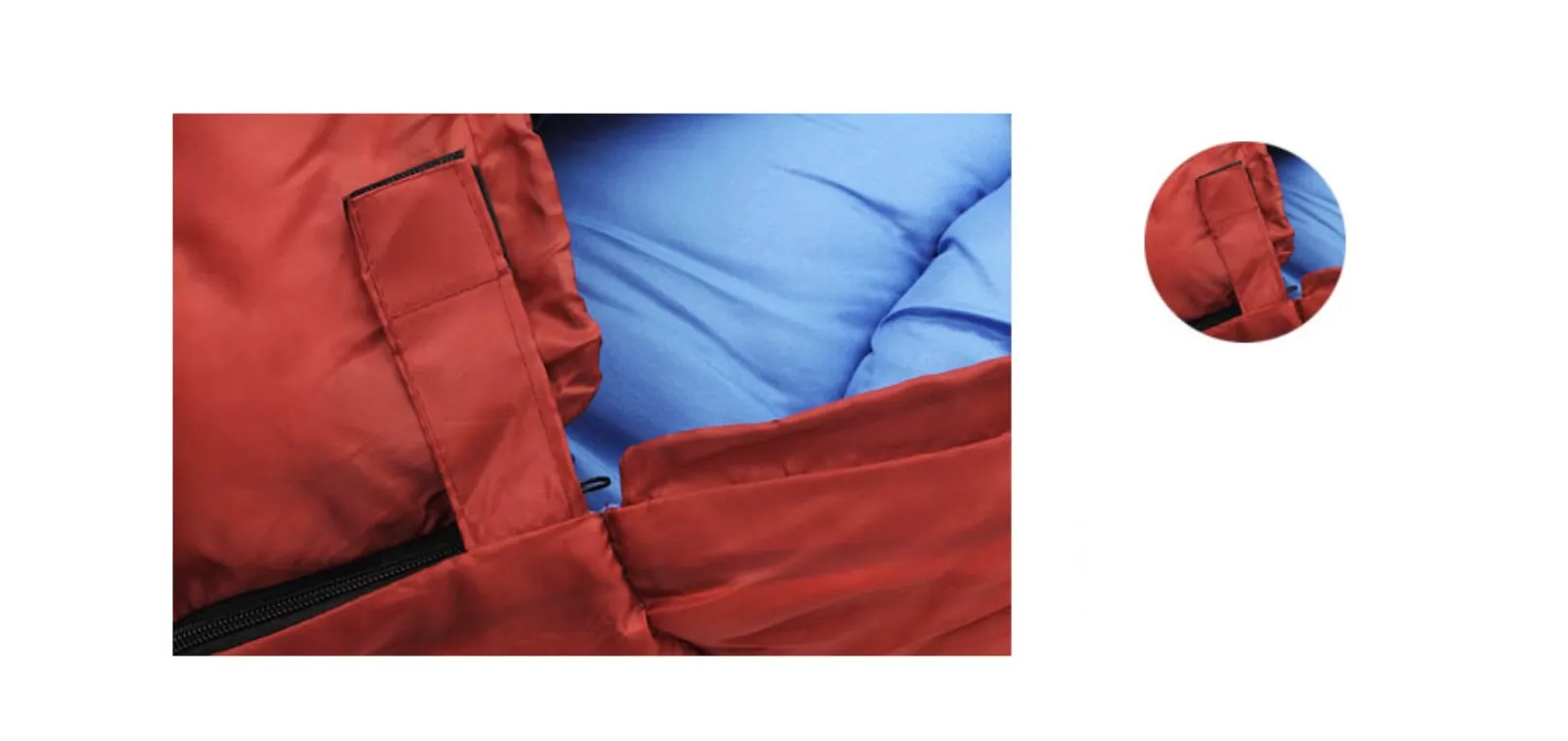 Camping Mummy Sleeping Bag Single  -8°C *Red *