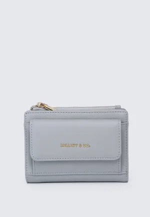 Candy Pop Top Zip Mini Wallet (Light Blue)