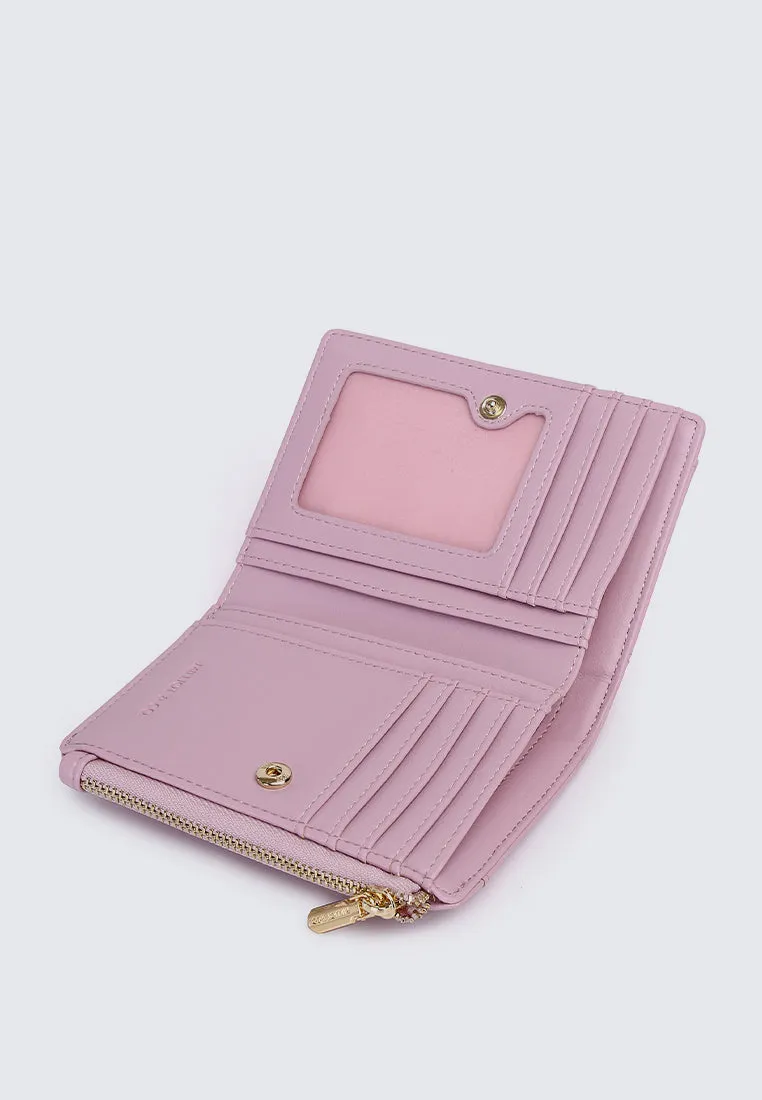 Candy Pop Top Zip Mini Wallet (Thistle)