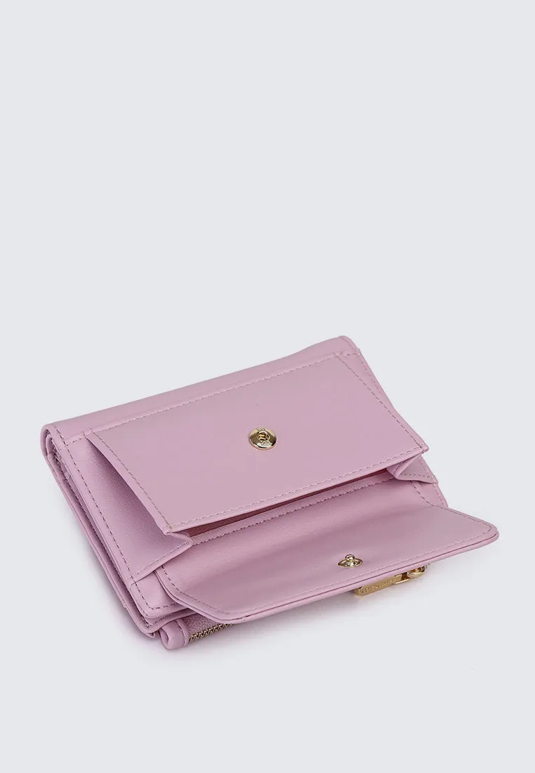 Candy Pop Top Zip Mini Wallet (Thistle)