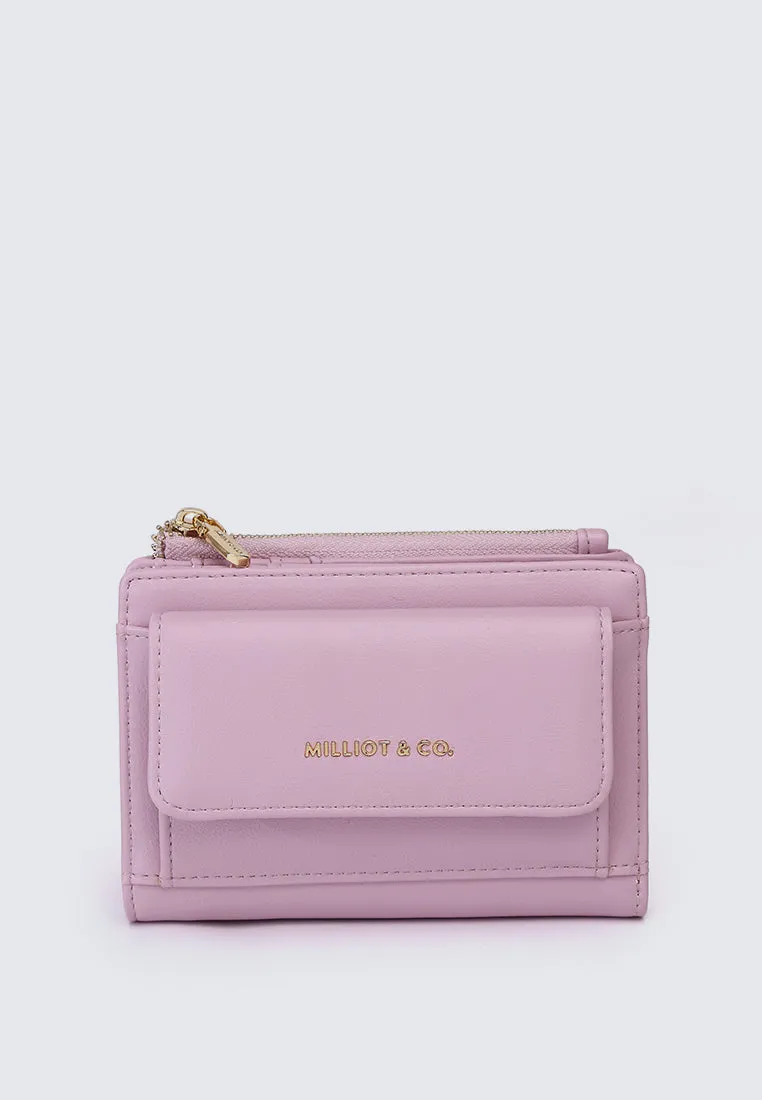 Candy Pop Top Zip Mini Wallet (Thistle)