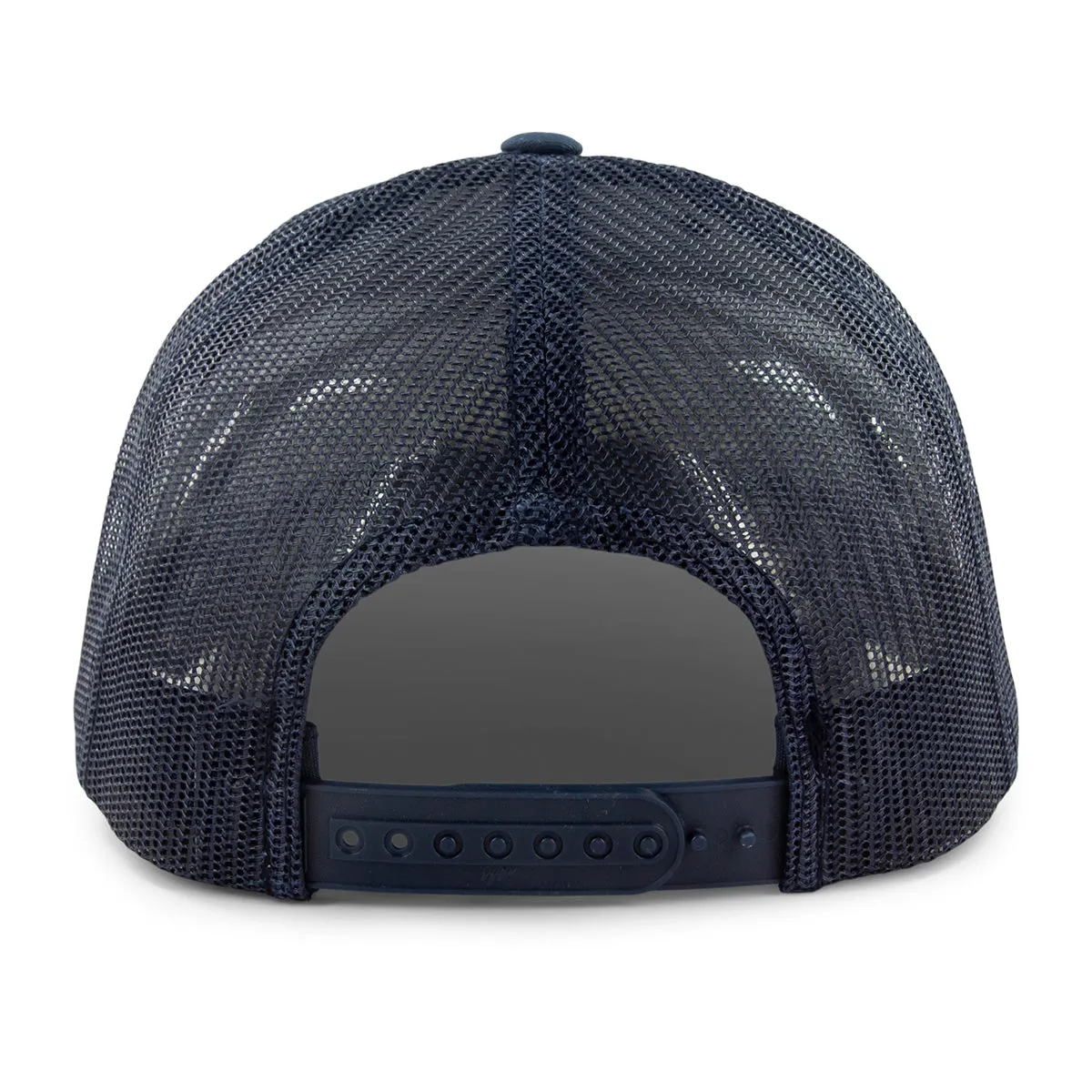 Cape Cod Circle Leather Patch Classic Snapback Trucker