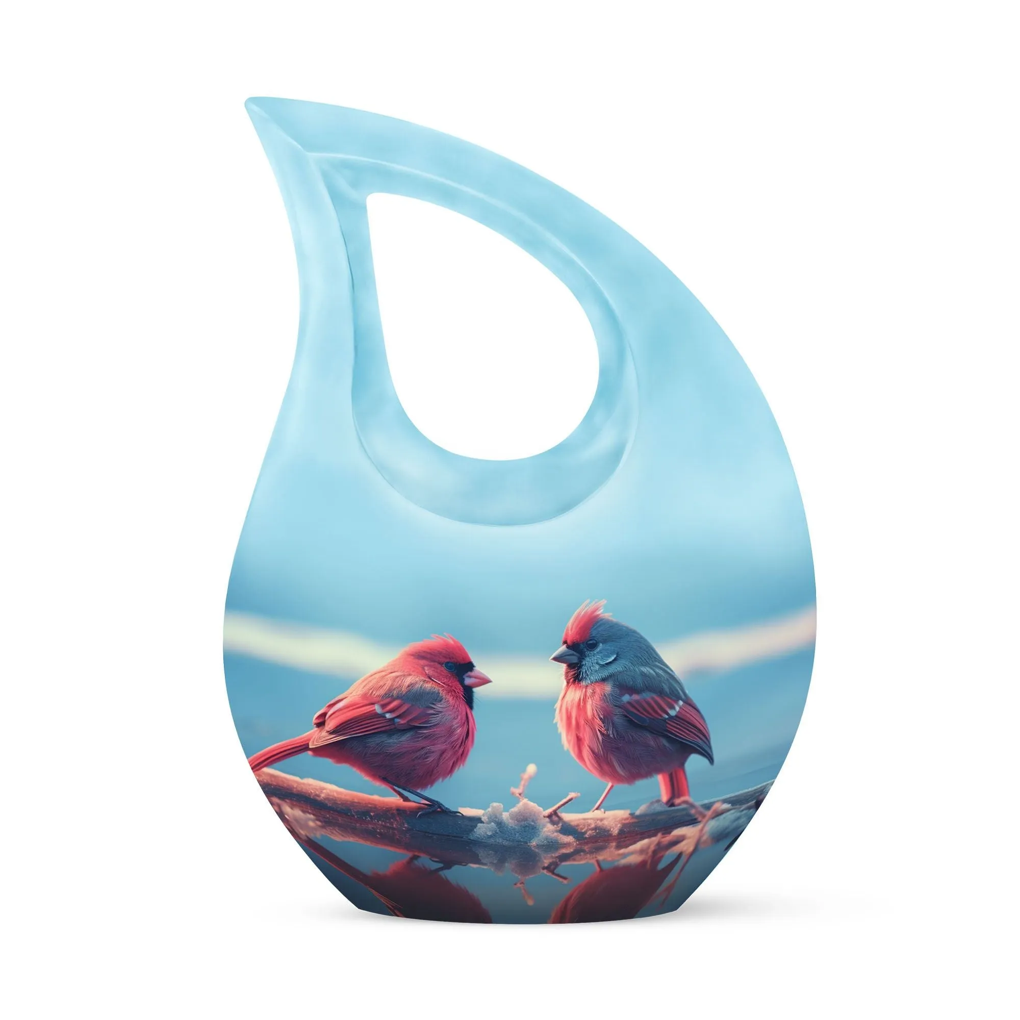 Cardinal Bird Urn - Personalized, Beautiful & Memorial Urn
