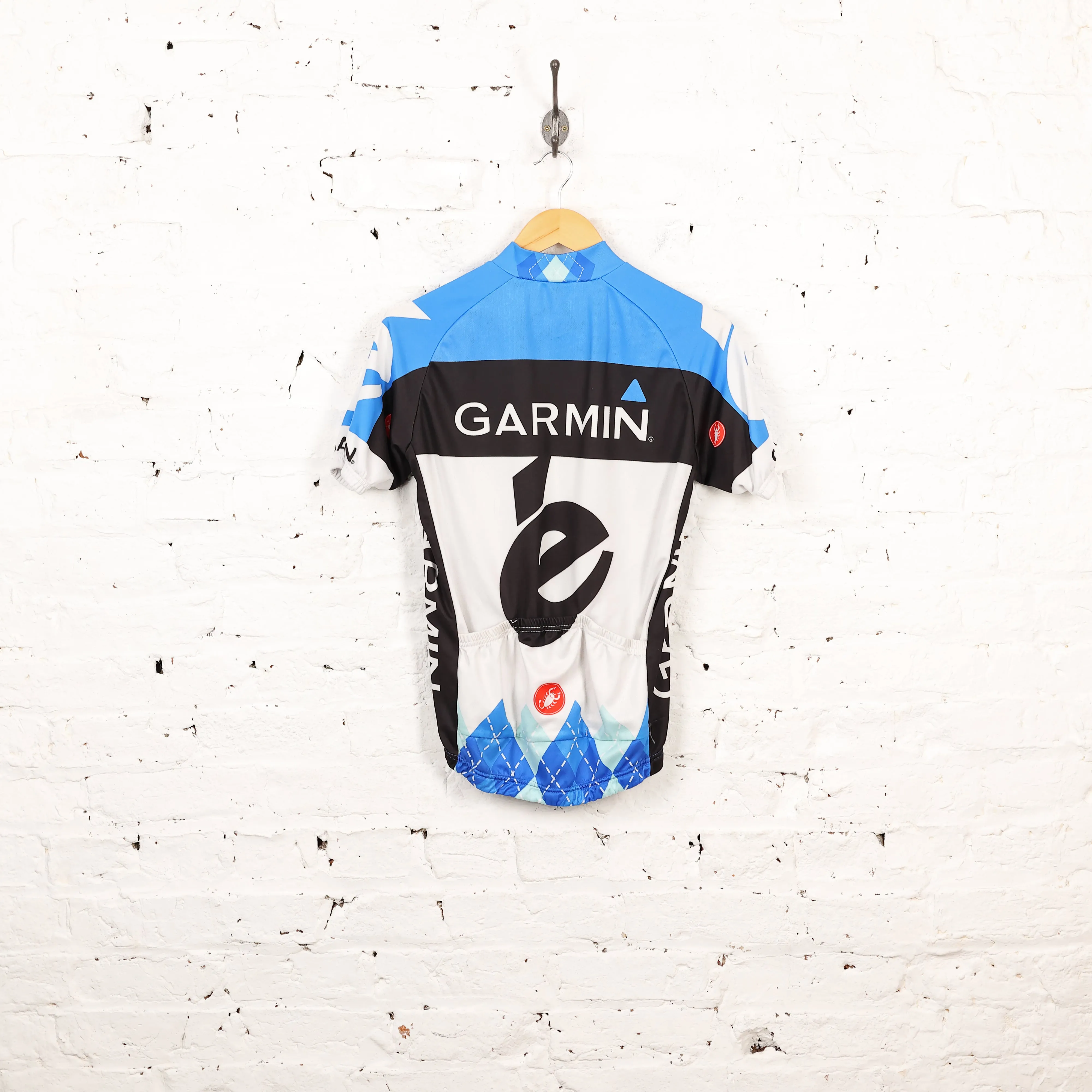 Castelli Garmin Baracuda UCI Tour Cycling Top Jersey - Blue - M