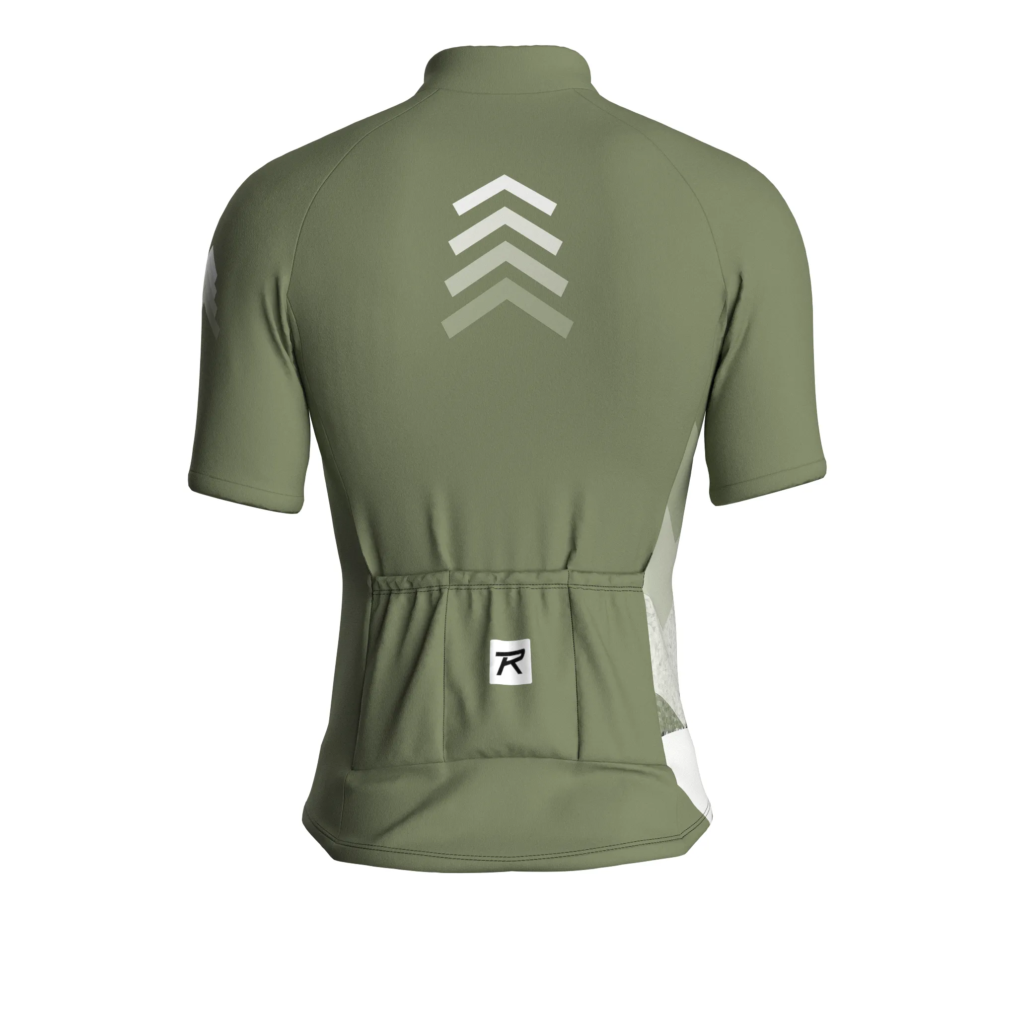 Celestial Grid | Dark Khaki Male Short Sleeves Jersey