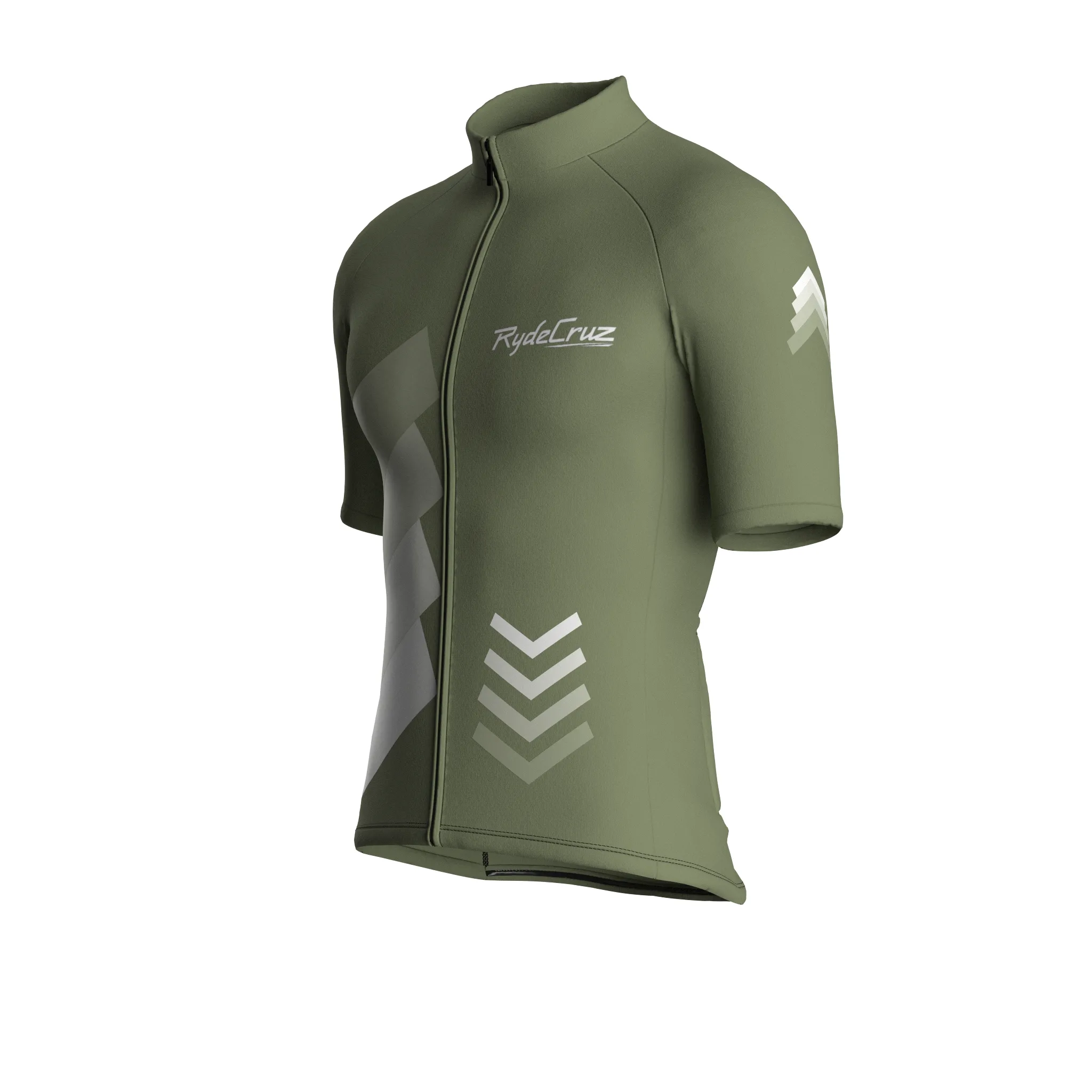 Celestial Grid | Dark Khaki Male Short Sleeves Jersey
