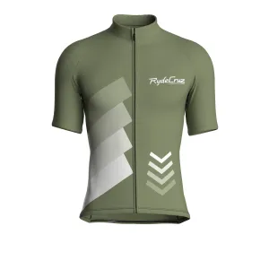 Celestial Grid | Dark Khaki Male Short Sleeves Jersey
