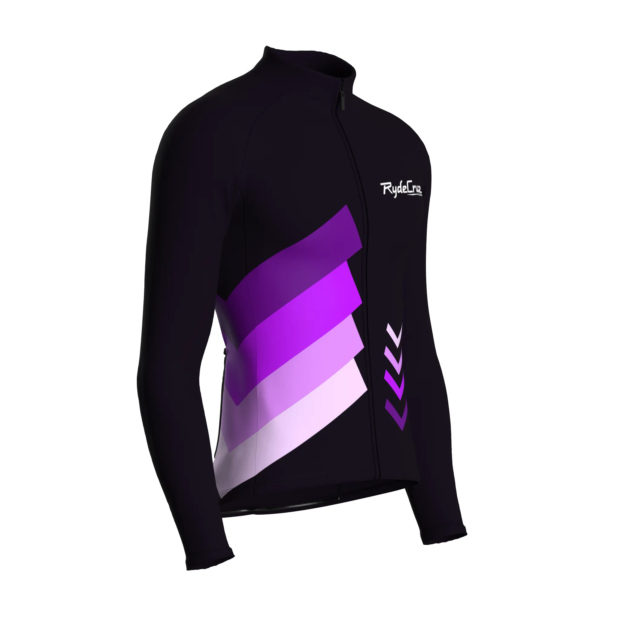 Celestial Grid | Dark Purple Male Long Sleeves Jersey