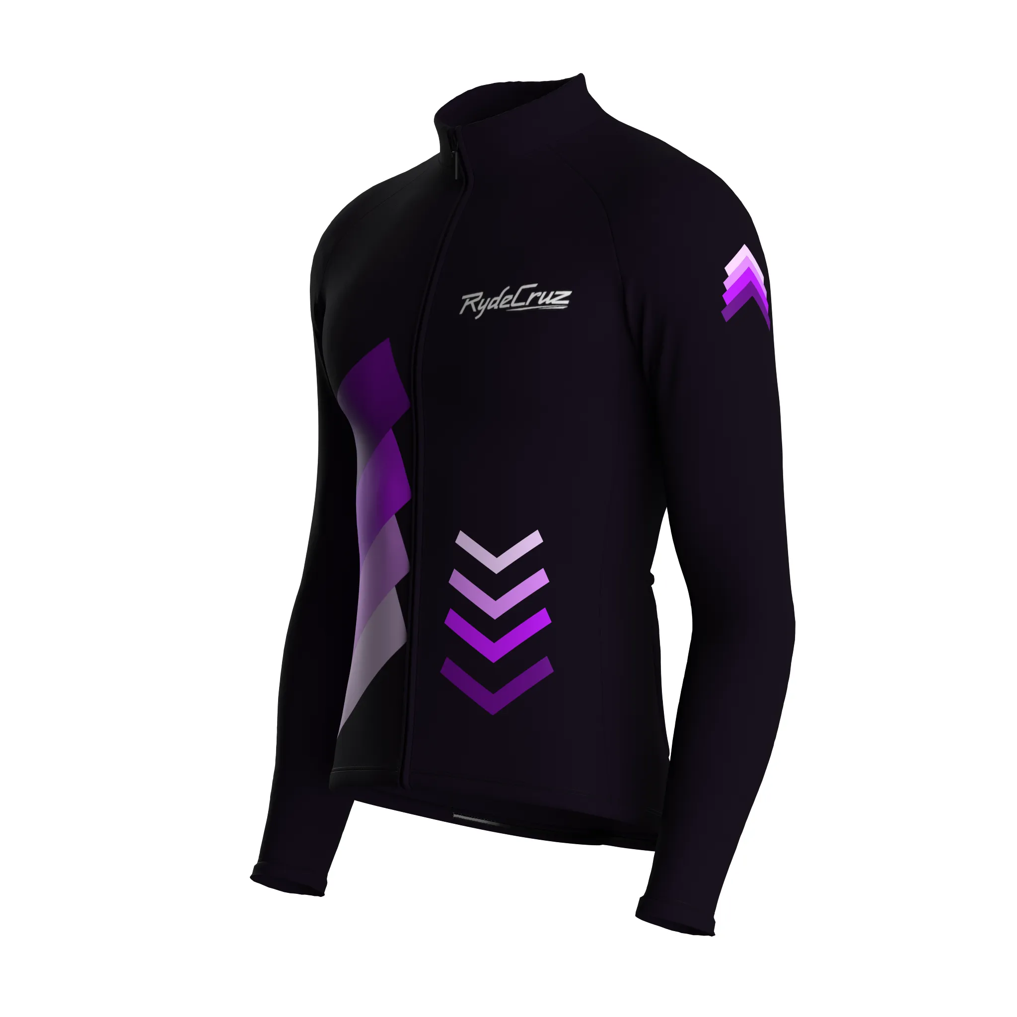 Celestial Grid | Dark Purple Male Long Sleeves Jersey