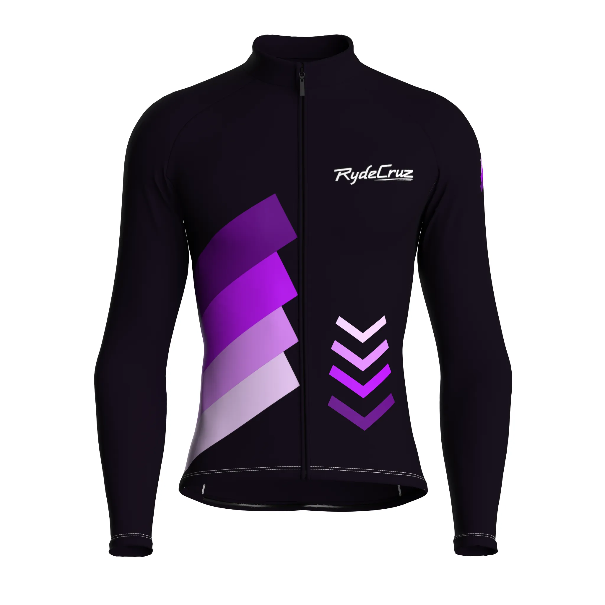 Celestial Grid | Dark Purple Male Long Sleeves Jersey