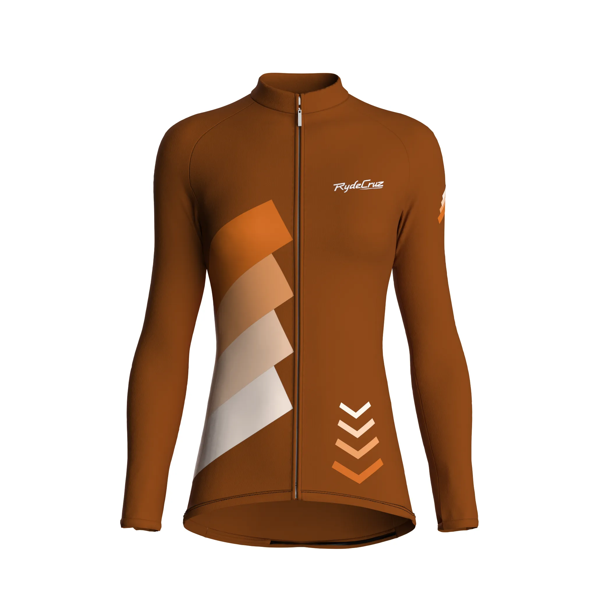 Celestial Grid | Earth Brown Female Long Sleeves Jersey