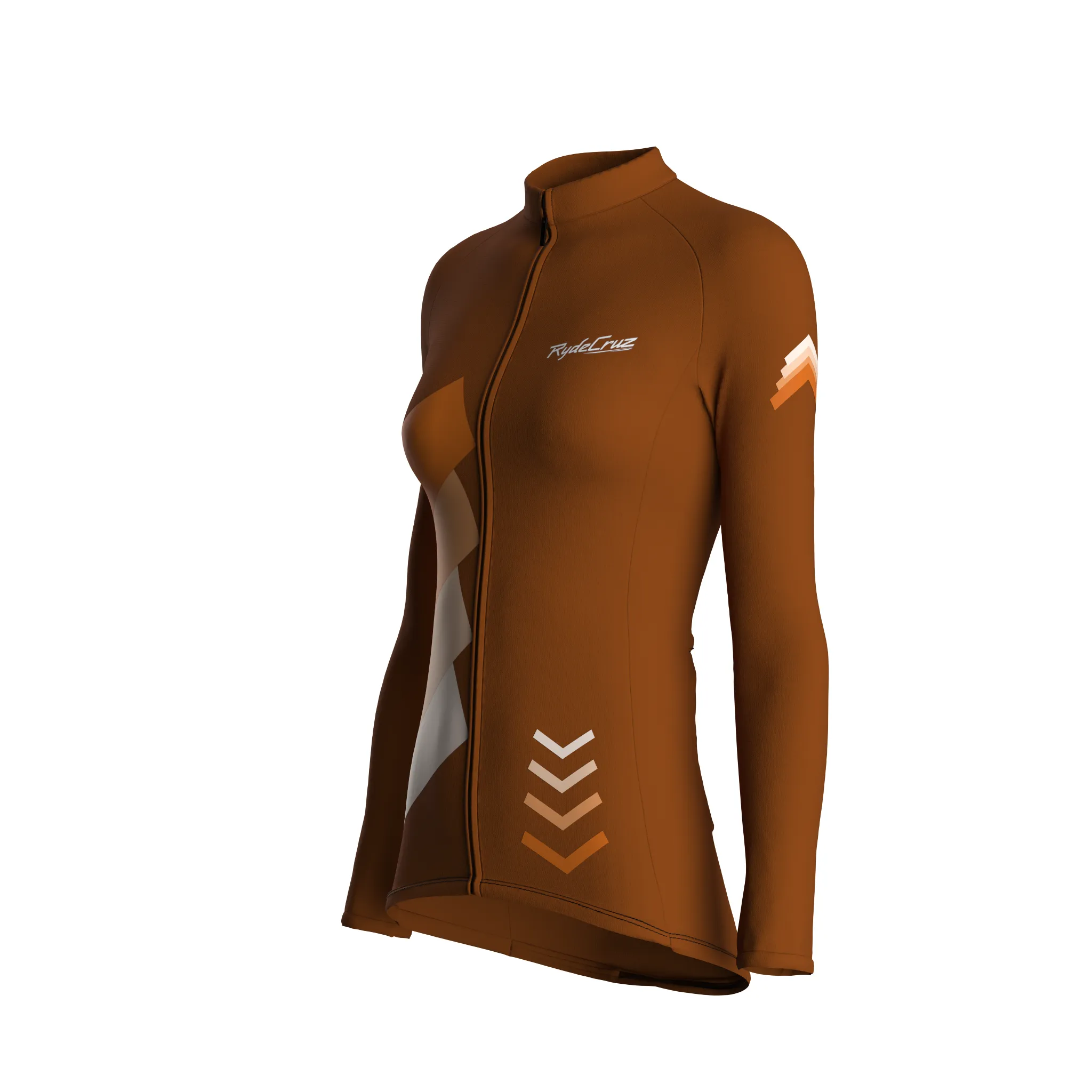 Celestial Grid | Earth Brown Female Long Sleeves Jersey