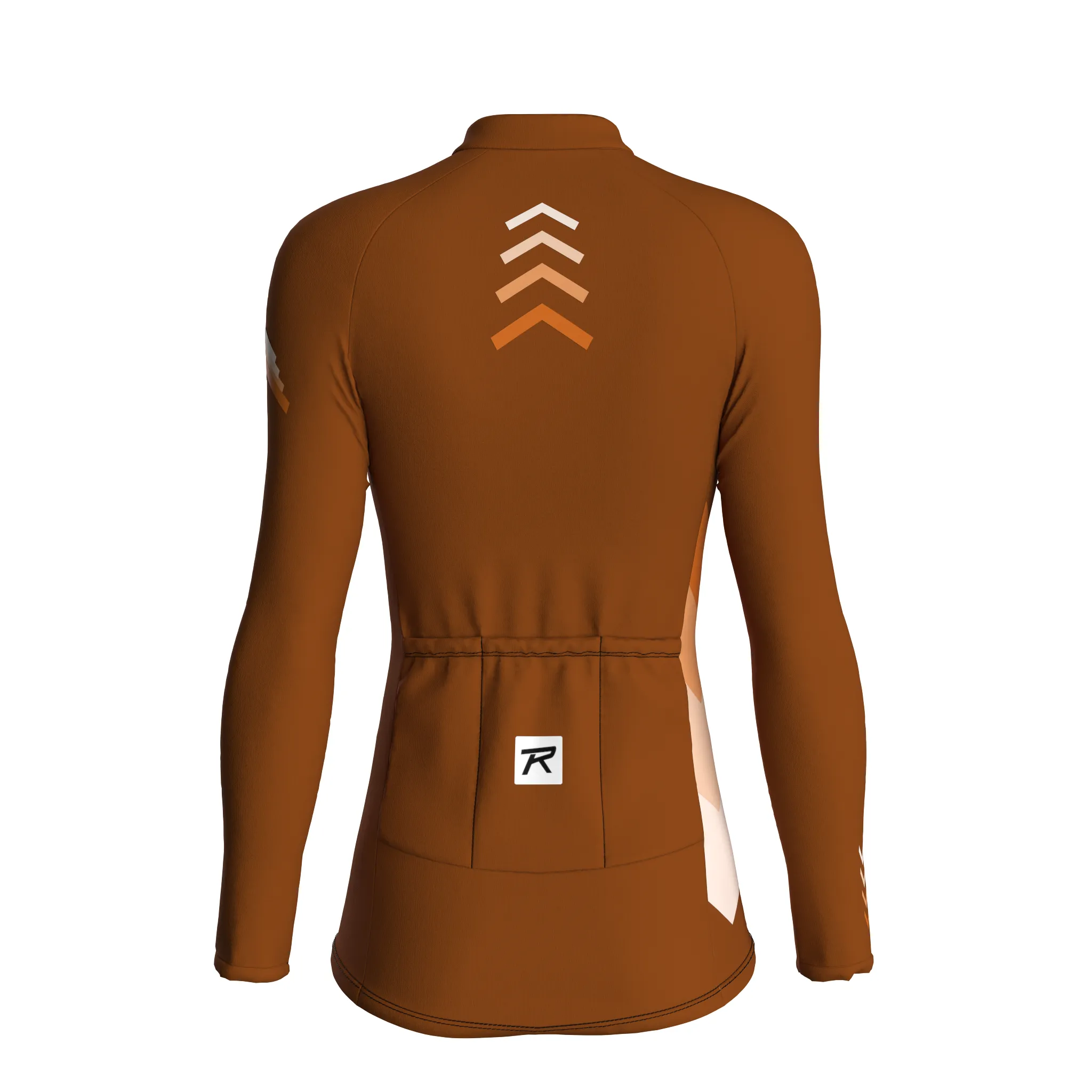 Celestial Grid | Earth Brown Female Long Sleeves Jersey