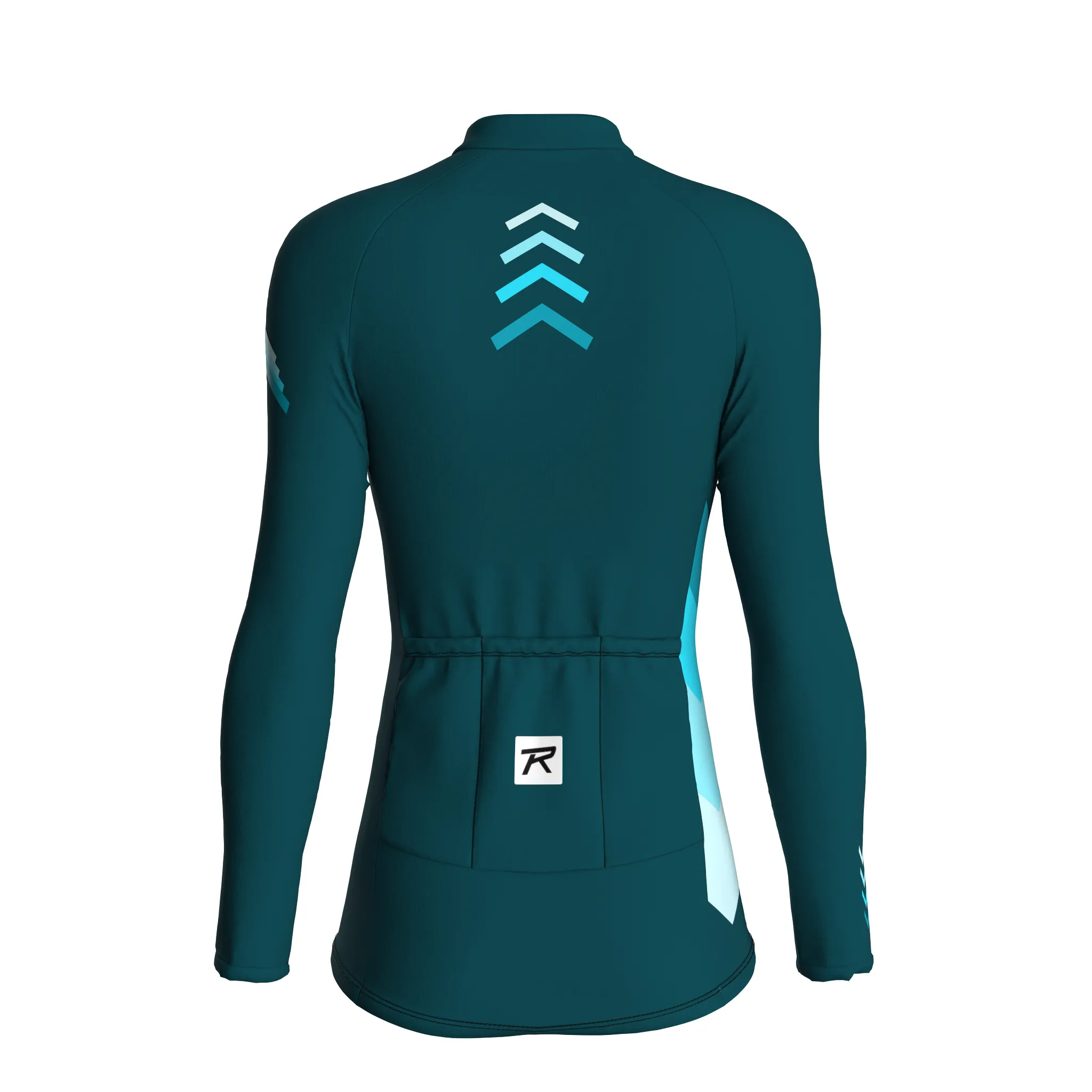Celestial Grid | Midnight Green Female Long Sleeves Jersey