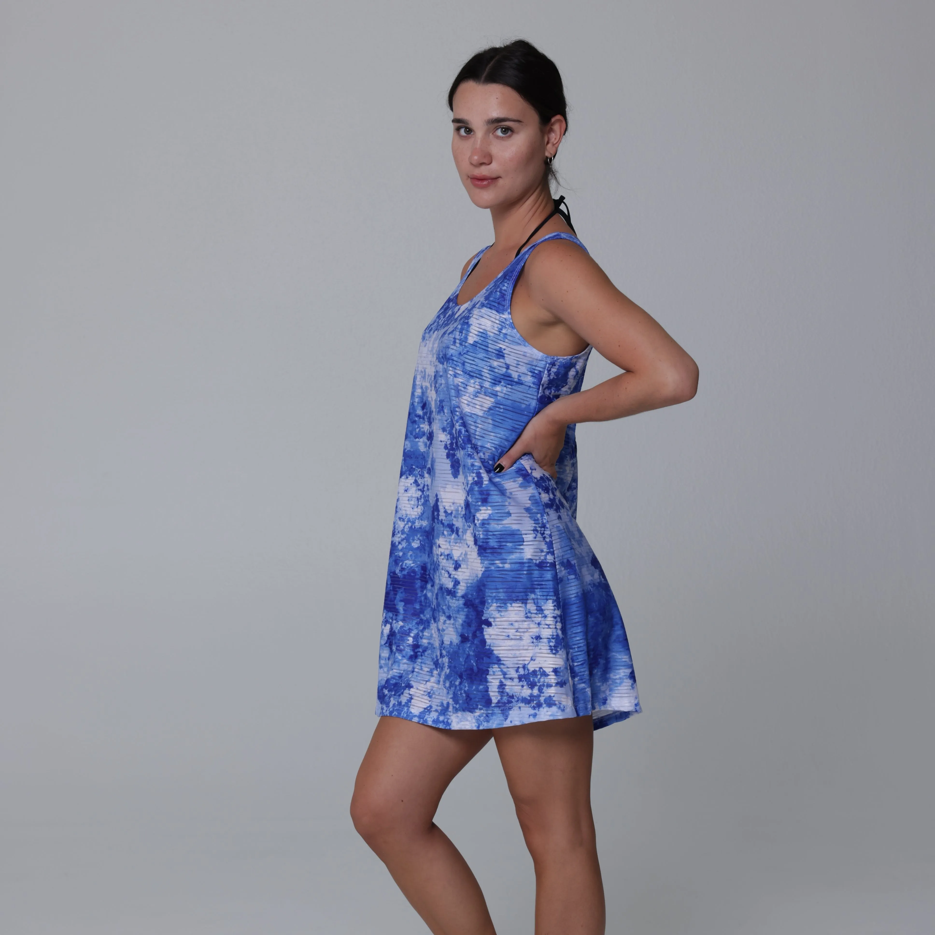 Cielo Lattice-Back Dress