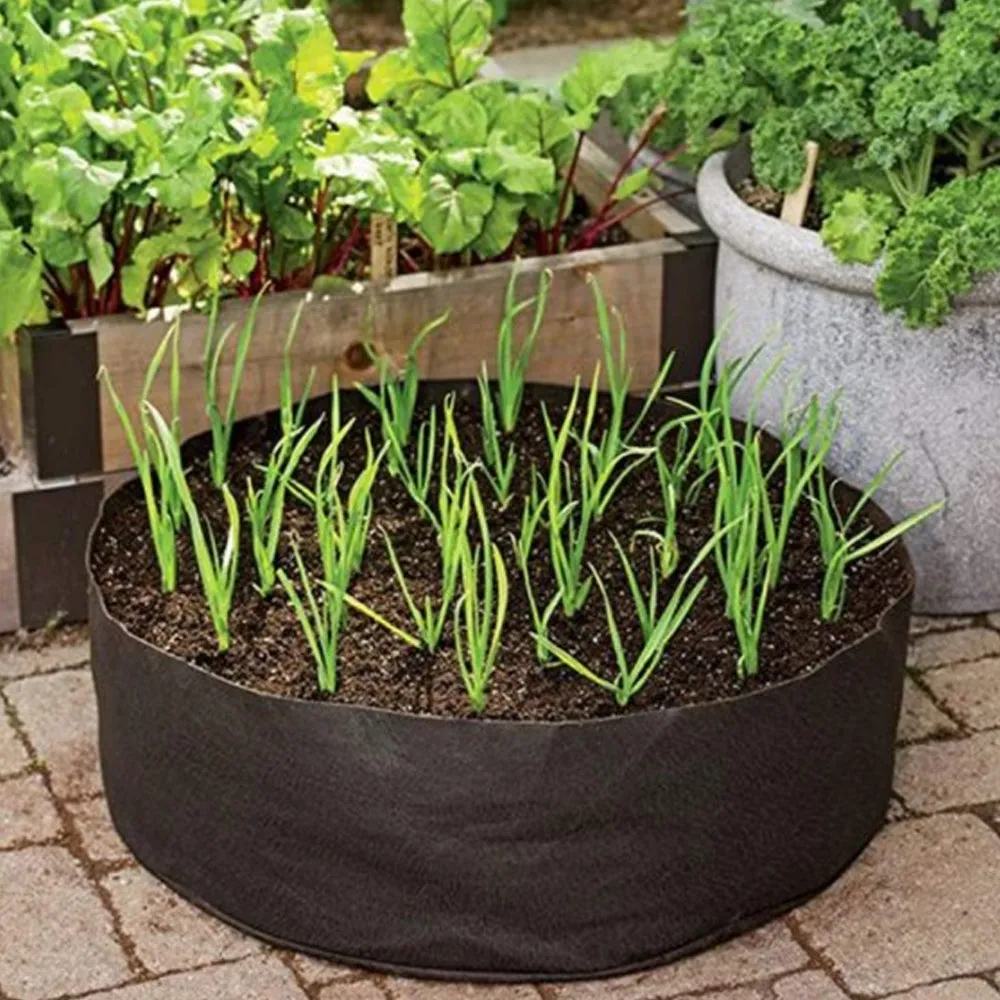 Circular Fabric Growing Bags for Plants, Flowers and Vegetables