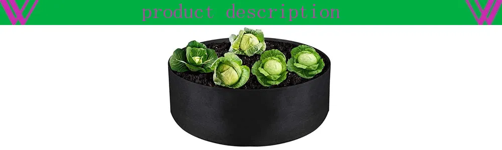 Circular Fabric Growing Bags for Plants, Flowers and Vegetables