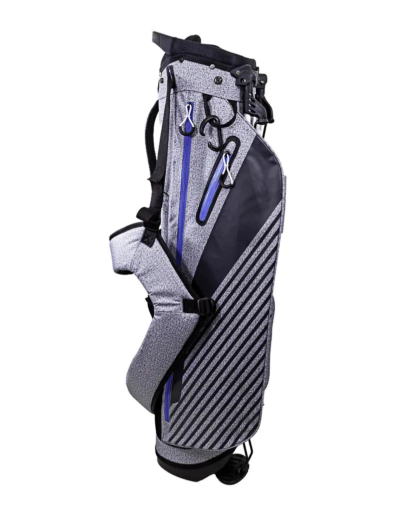 Club Champ Tracker Series Golf Stand Bag Silver/Black