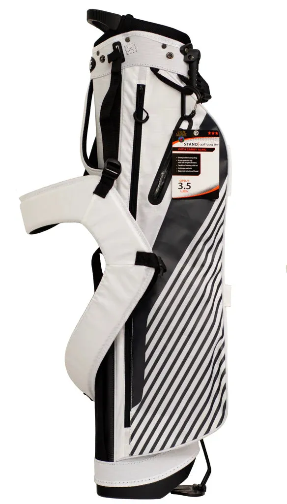 Club Champ Tracker Series Golf Stand Bag White
