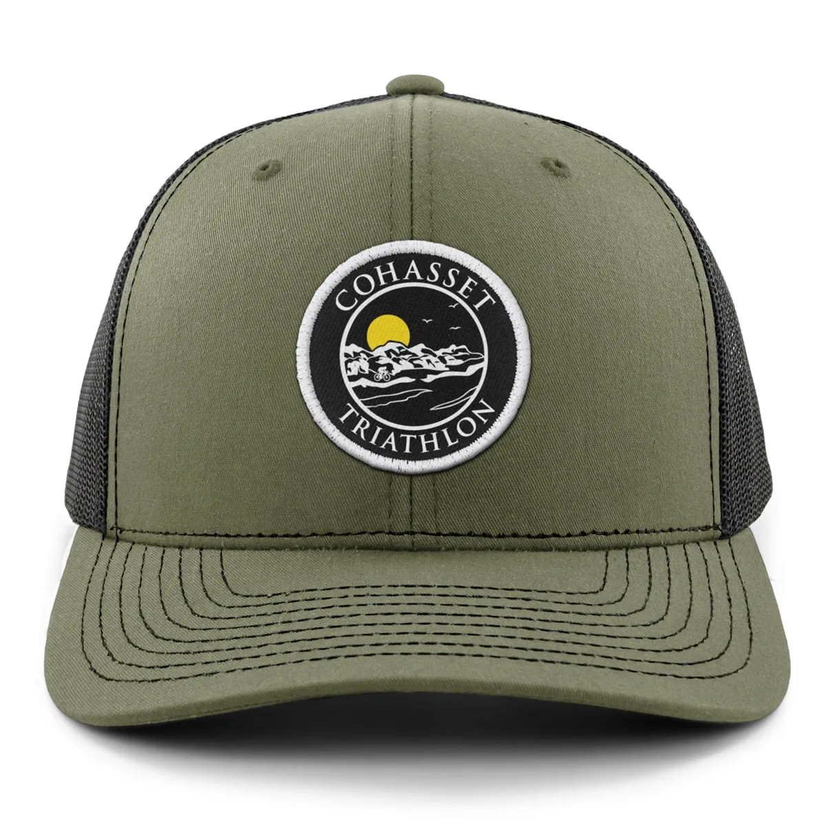 Cohasset Triathlon Blackout Patch Classic Snapback Trucker