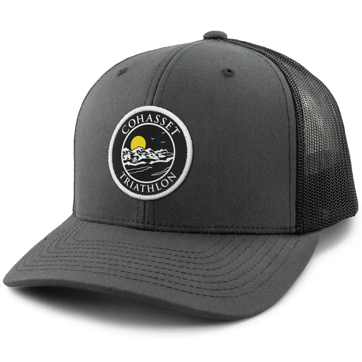 Cohasset Triathlon Blackout Patch Classic Snapback Trucker