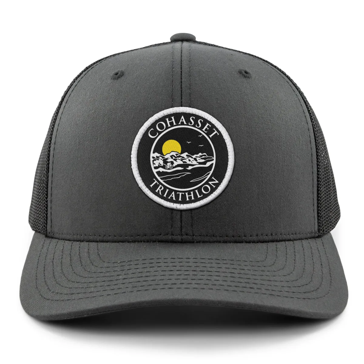 Cohasset Triathlon Blackout Patch Classic Snapback Trucker