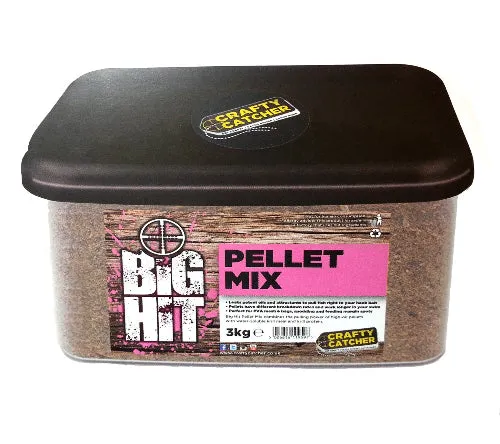 CRAFTY CATCHER BIG HIT PELLET MIX BUCKET 3kg
