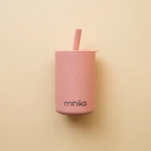 Cup with straw and lid