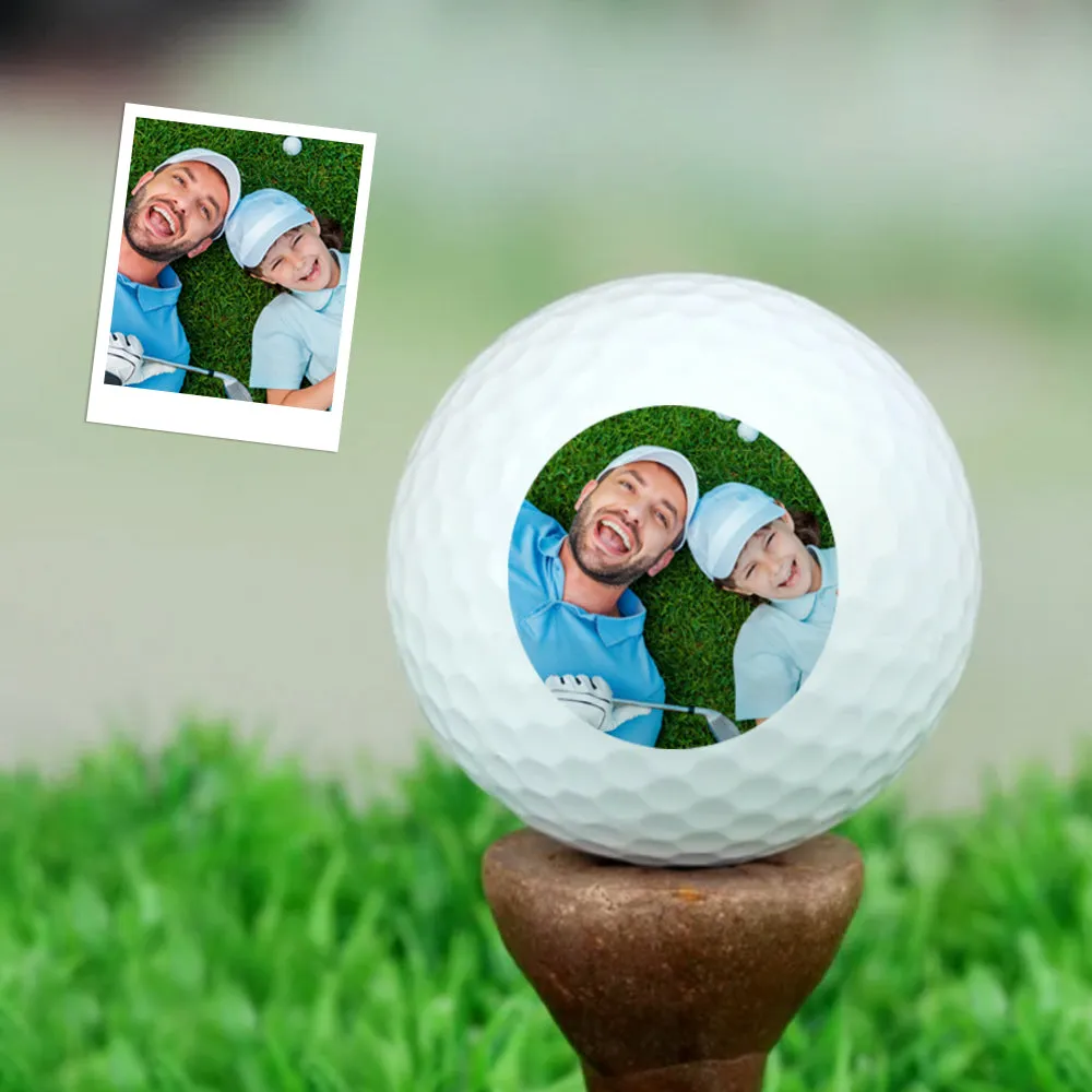 Custom Best Dad Ever Golf Ball