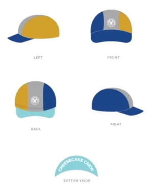Custom Cycling Cap - Cheesecake Crew