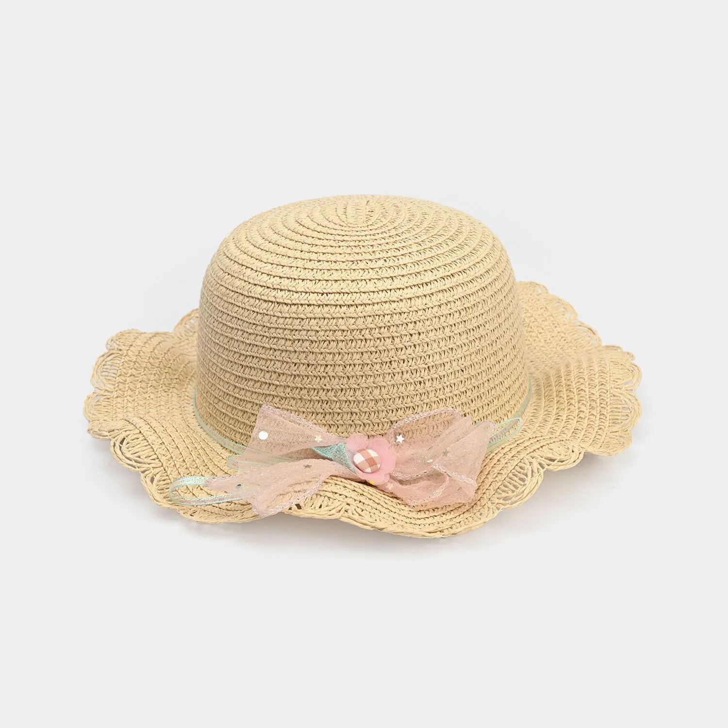 Cute Baby Beach Round Cap/Hat with Elastic | 18M 