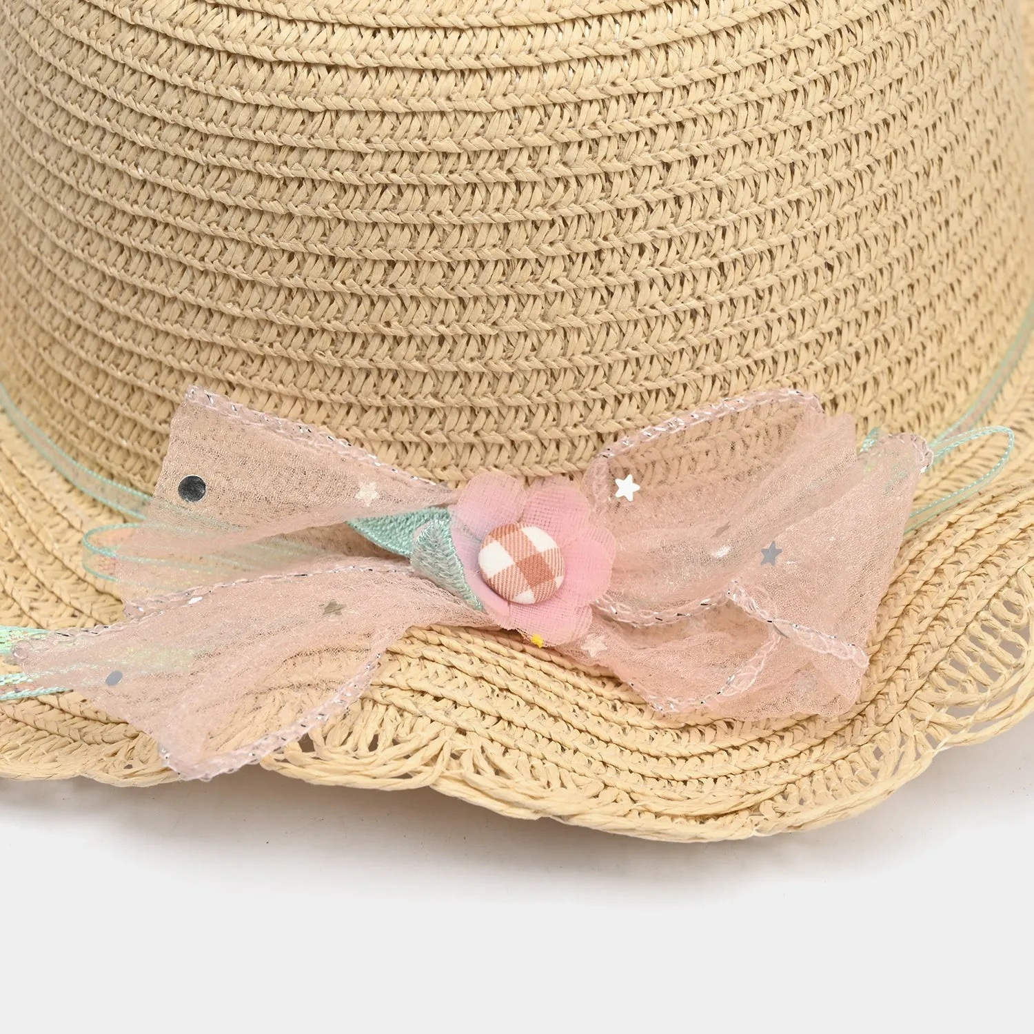 Cute Baby Beach Round Cap/Hat with Elastic | 18M 