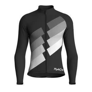 Digital Echo | Charcoal Gray Male Long Sleeves Jersey